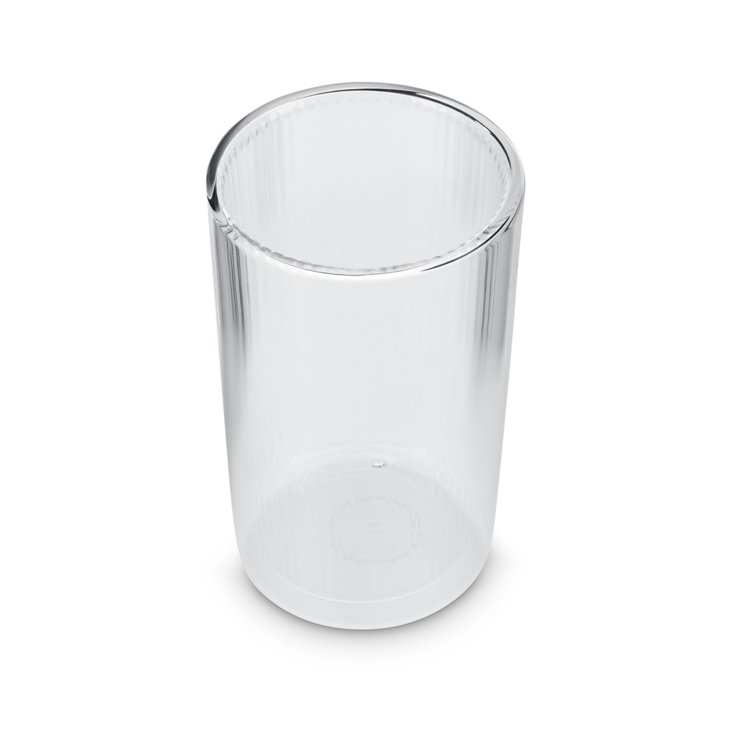 Ribbed Double Walled Glass Tumbler Tall Shop all Teawares