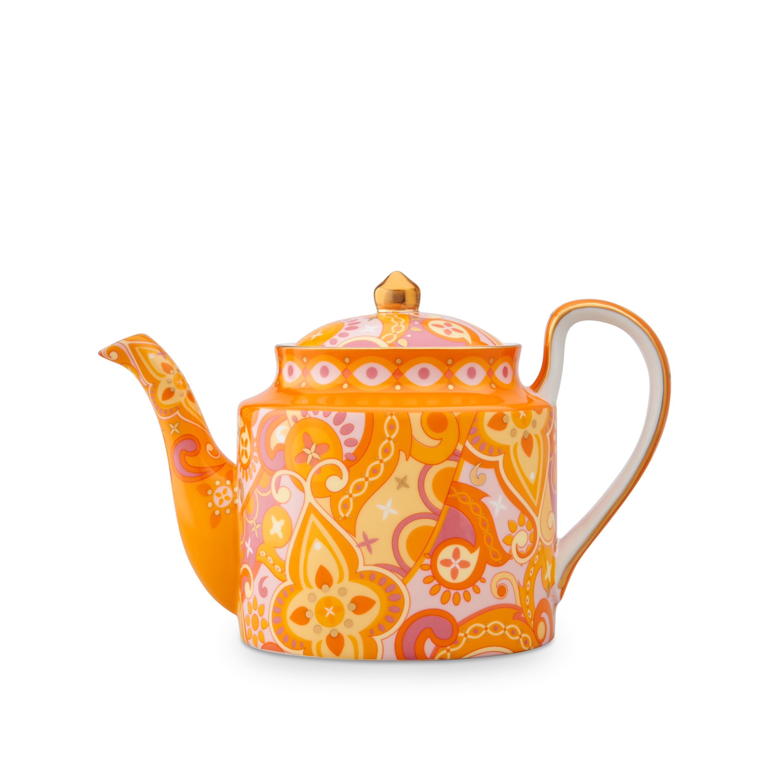 Lollapalooza Teapot Tangerine