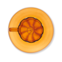 Mimi Cup & Saucer Amber image number 3