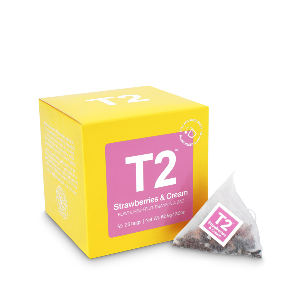Strawberries & Cream Tea Bag Cube 25 pack image number 4