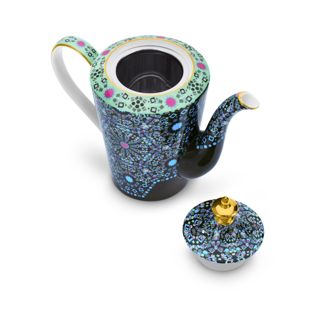 Moroccan Tealeidoscope Small Teapot Black image number 5
