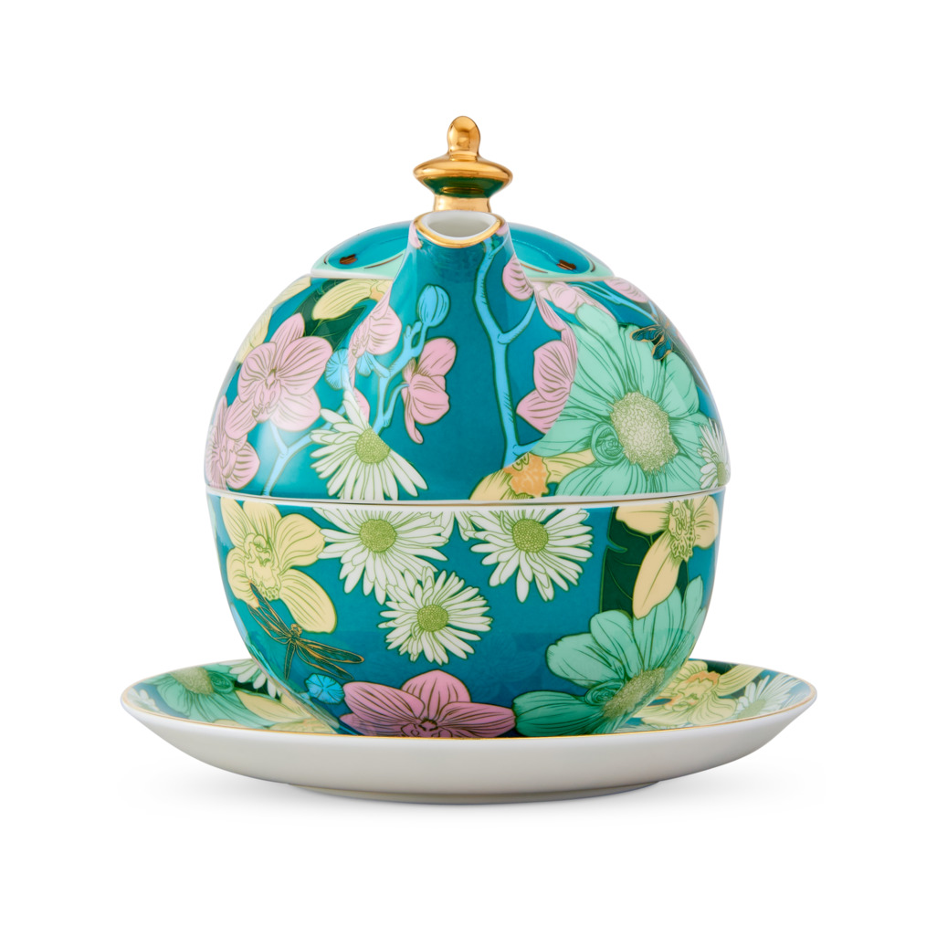 Boxed Enchanted Tea For One Turquoise image number 4