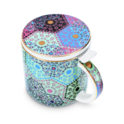 Moroccan Tealeidoscope Aqua Mug With Infuser image number 4