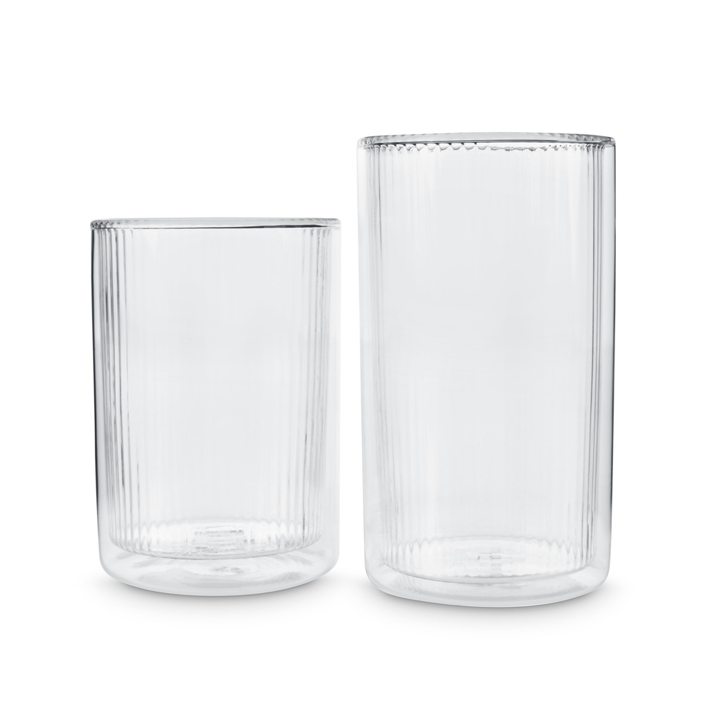 Tea Now Ribbed Tumbler Clear Tall image number 5