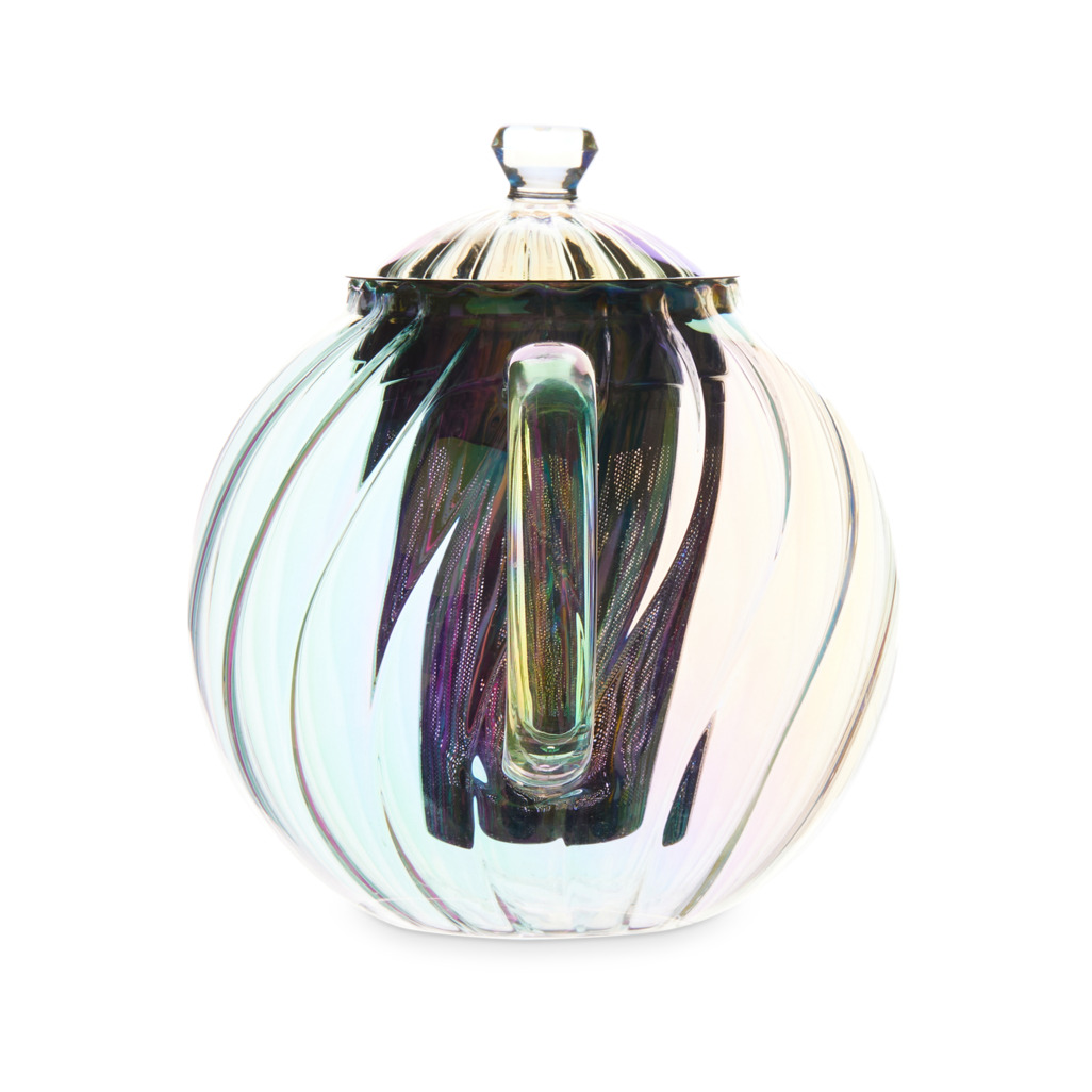 Twisted Rib Glass Teapot image number 4