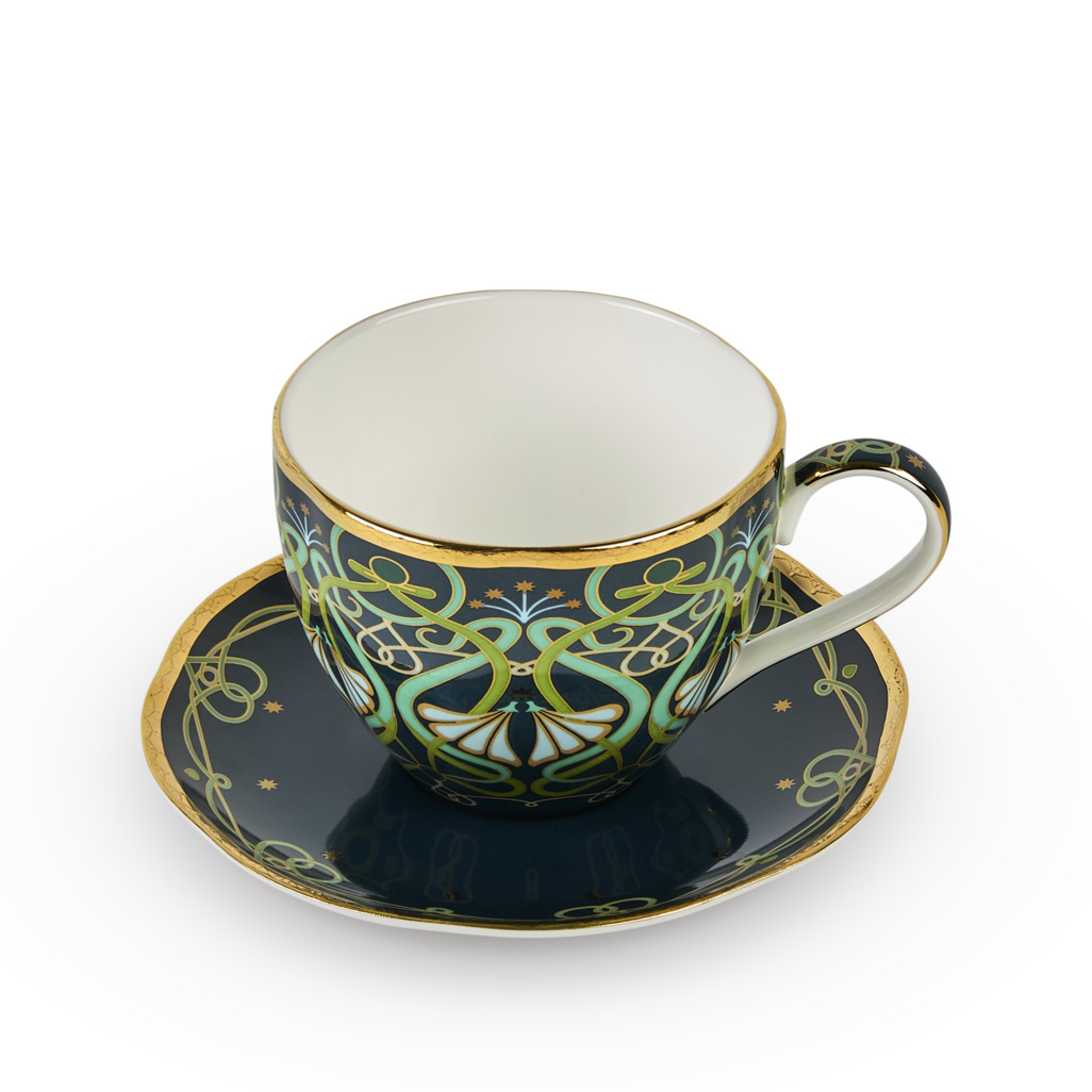 Toulouse Generous Cup & Saucer Midnight image number 2