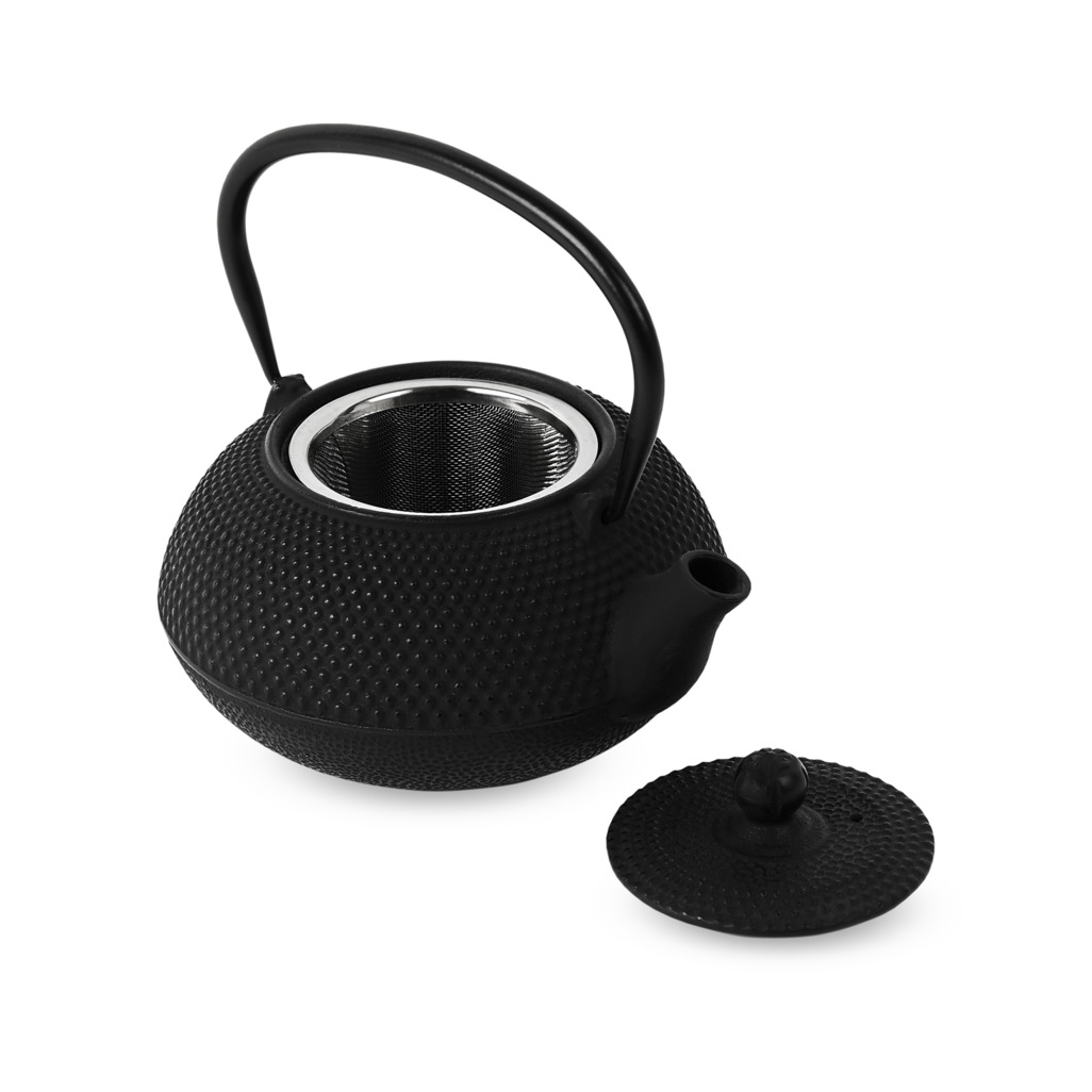 Cast Iron Teapot Hobnail Small Black 600ml image number 5
