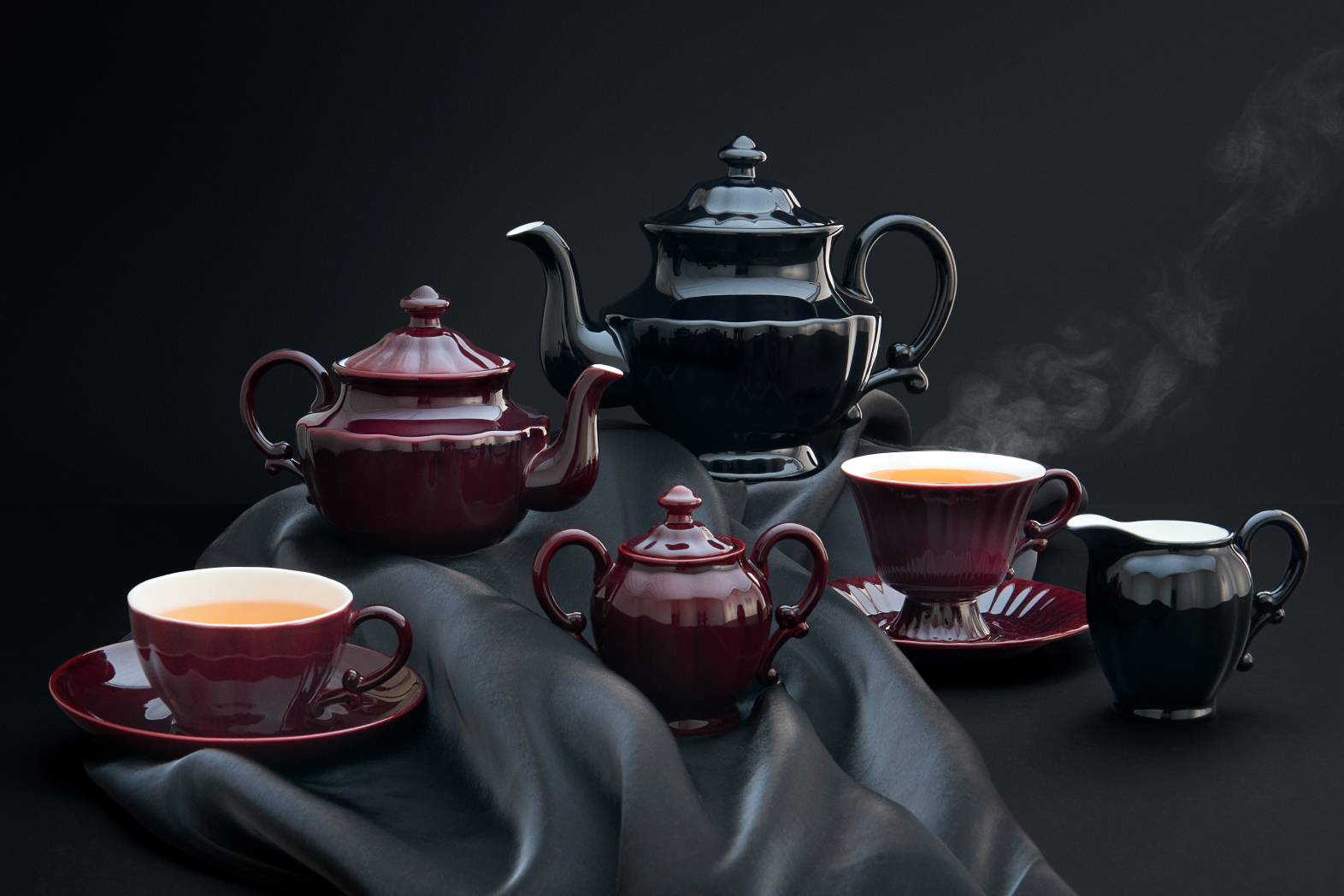 食器  tea set Porcelain Tea Set, 15 Pieces Porcelain Tea Sets Bone China Coffee