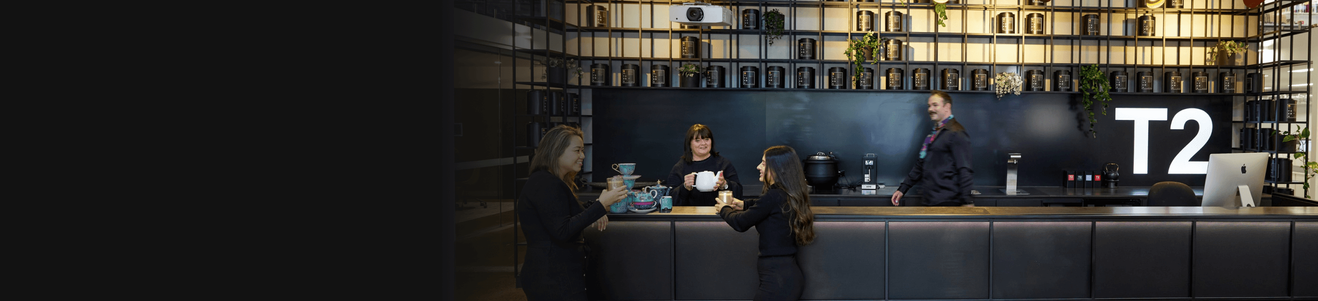 A modern T2 store.