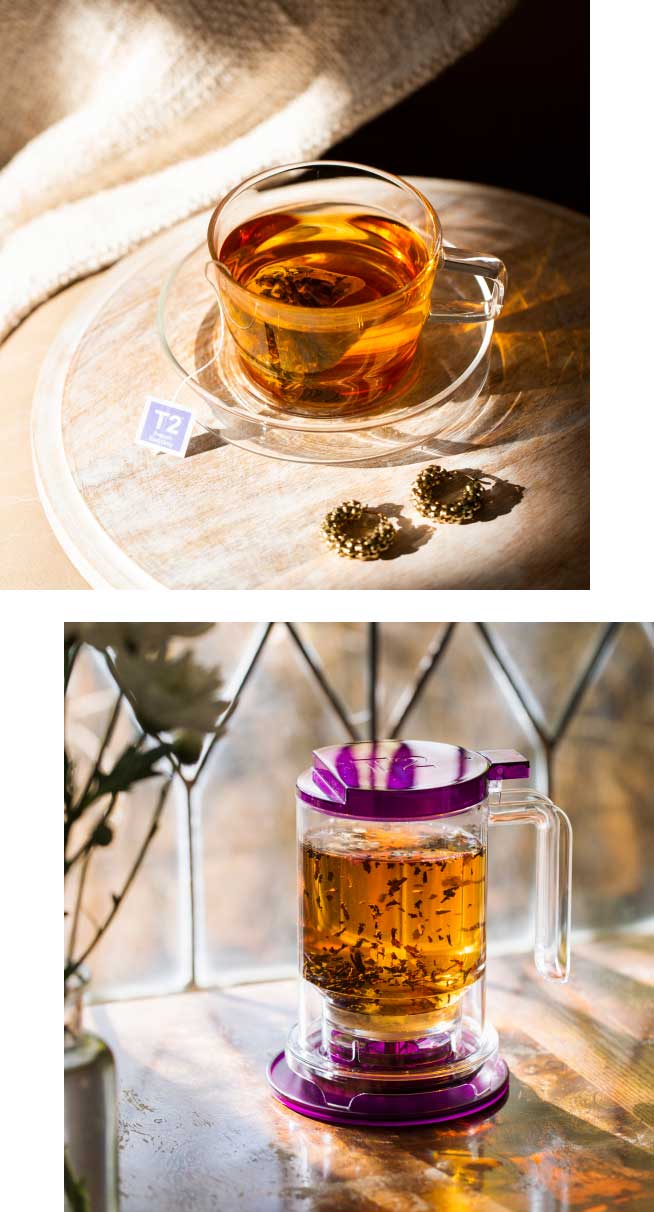 A cup and of French Earl Grey