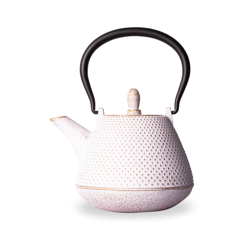 Arare Cast Iron White Teapot T2 EU Storefront catalogue T2 UK