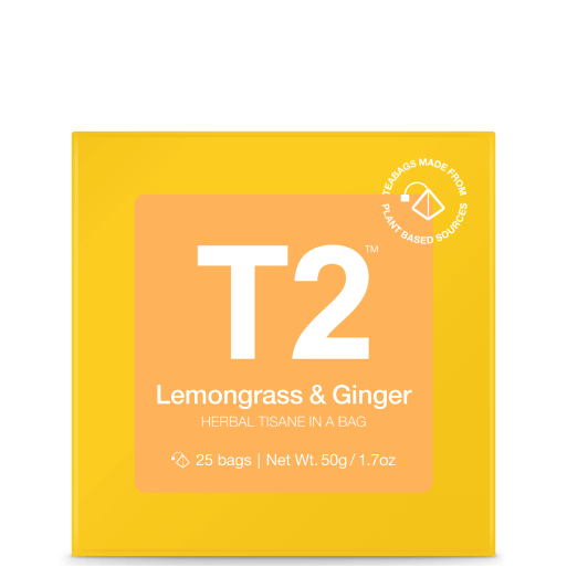 Lemongrass & ginger Teabag Gift Cube