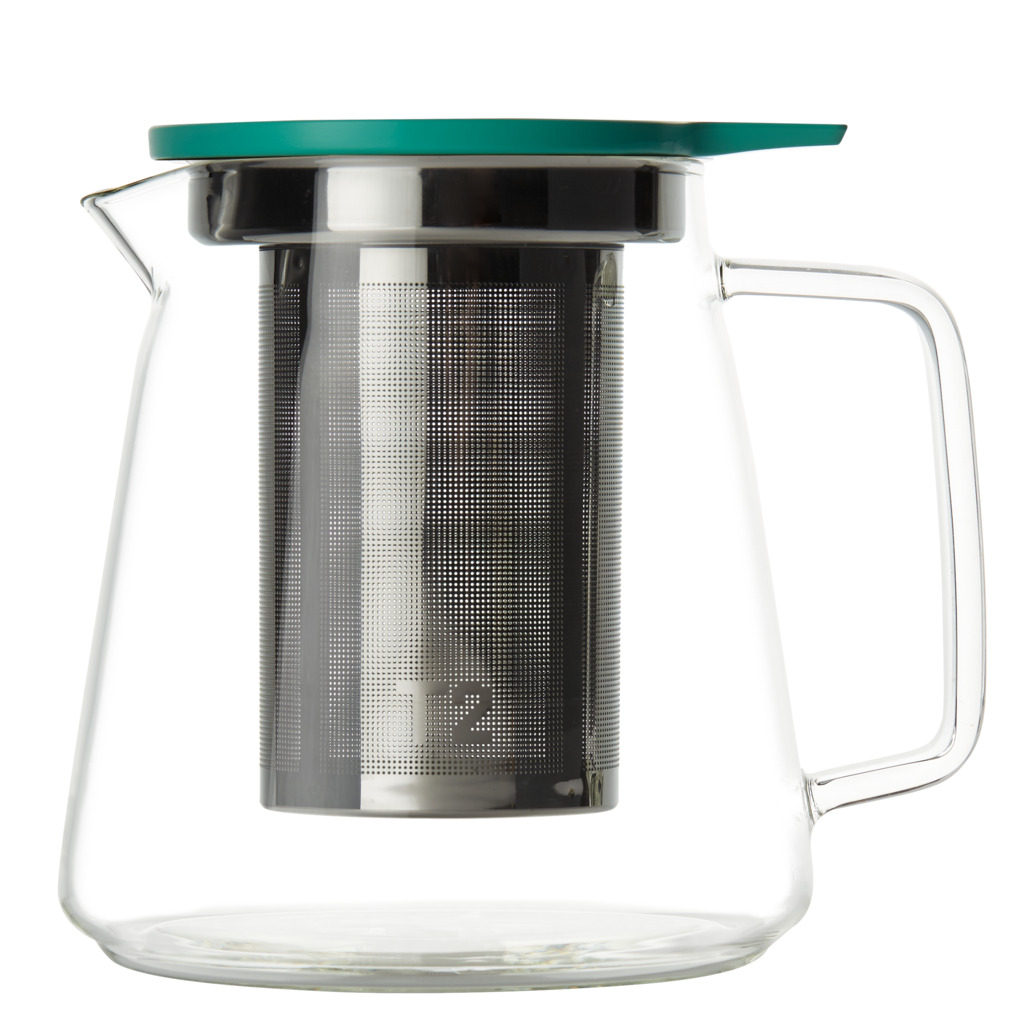 T2 Teaset Glass Aqua Teapot Large Teapots T2