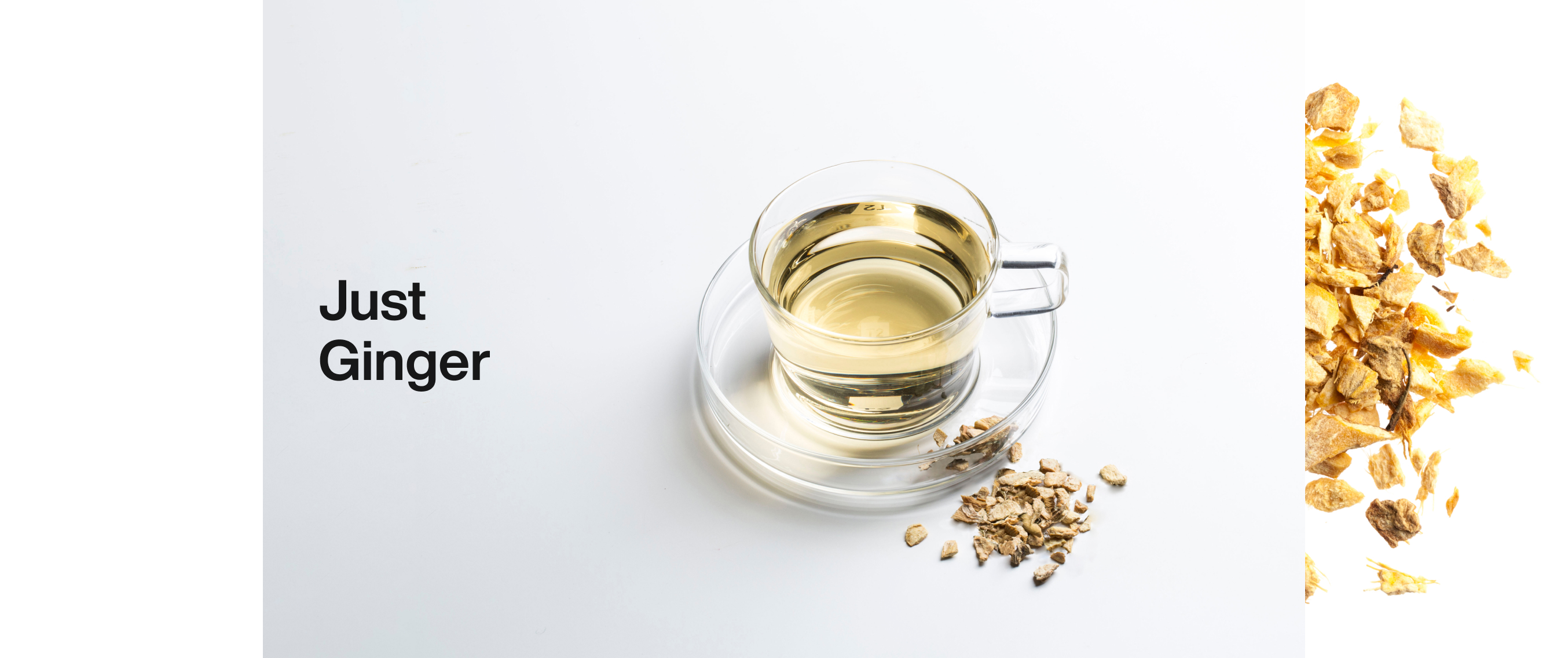 T2 Just Ginger tea boxes stacked on top of each other