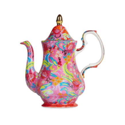 Discoco Teapot Tall Pink