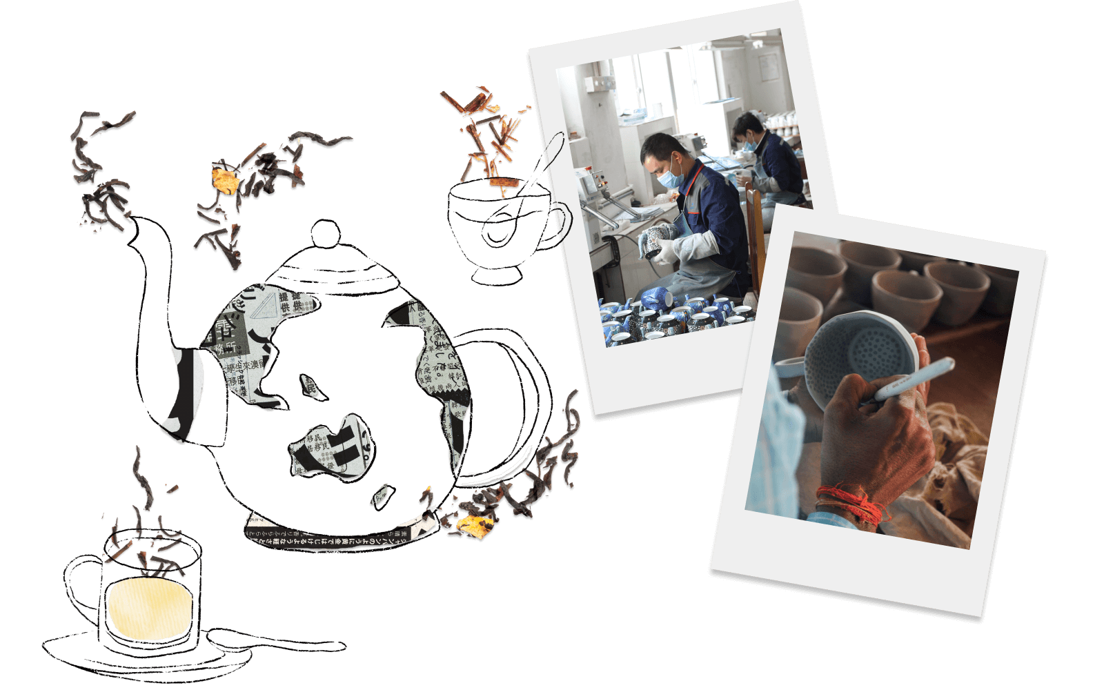 teaware with tick boxes