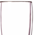 Terrifically Tinted Soft Pink Tall Double Wall Glass image number 1