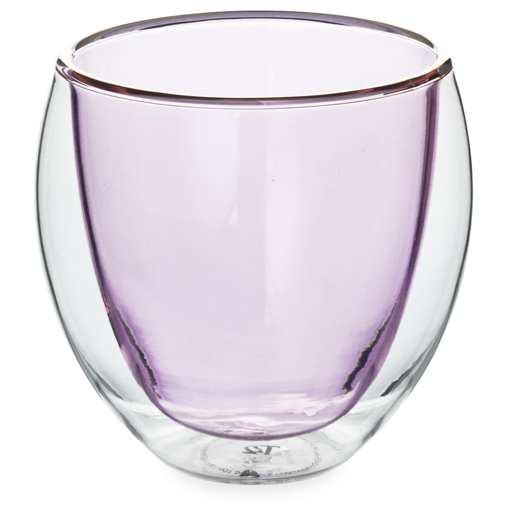 Terrifically Tinted Soft Pink Double Wall Glass image number 1