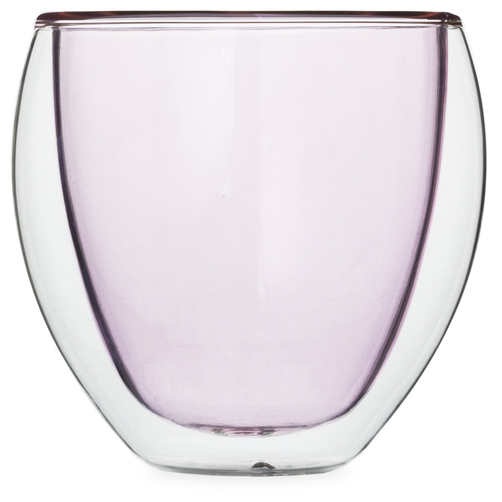Terrifically Tinted Soft Pink Double Wall Glass image number 0
