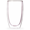 Terrifically Tinted Soft Pink Tall Double Wall Glass image number 0