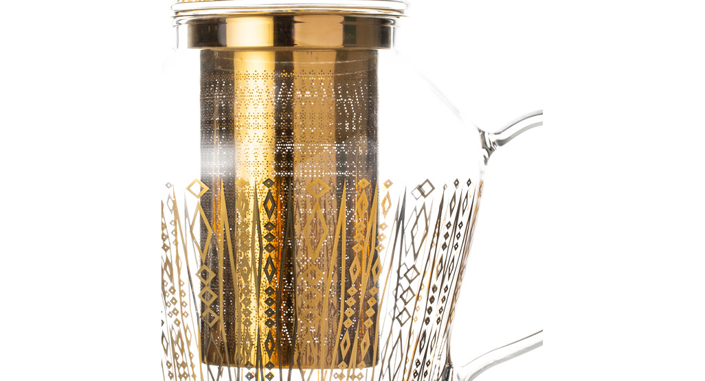 Geo Glass Teapot image number 1