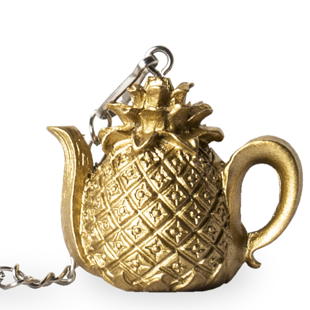Fun Infuser Gold Pineapple Teapot image number 1