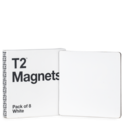T2 Magnets White 8 Pack image number 2