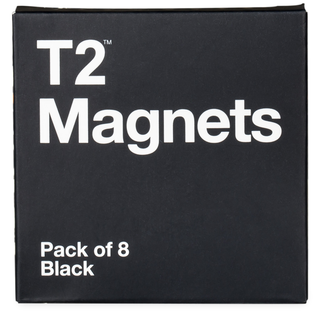 T2 Magnets Black 8 Pack image number 0