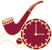 clock and pipe illustration