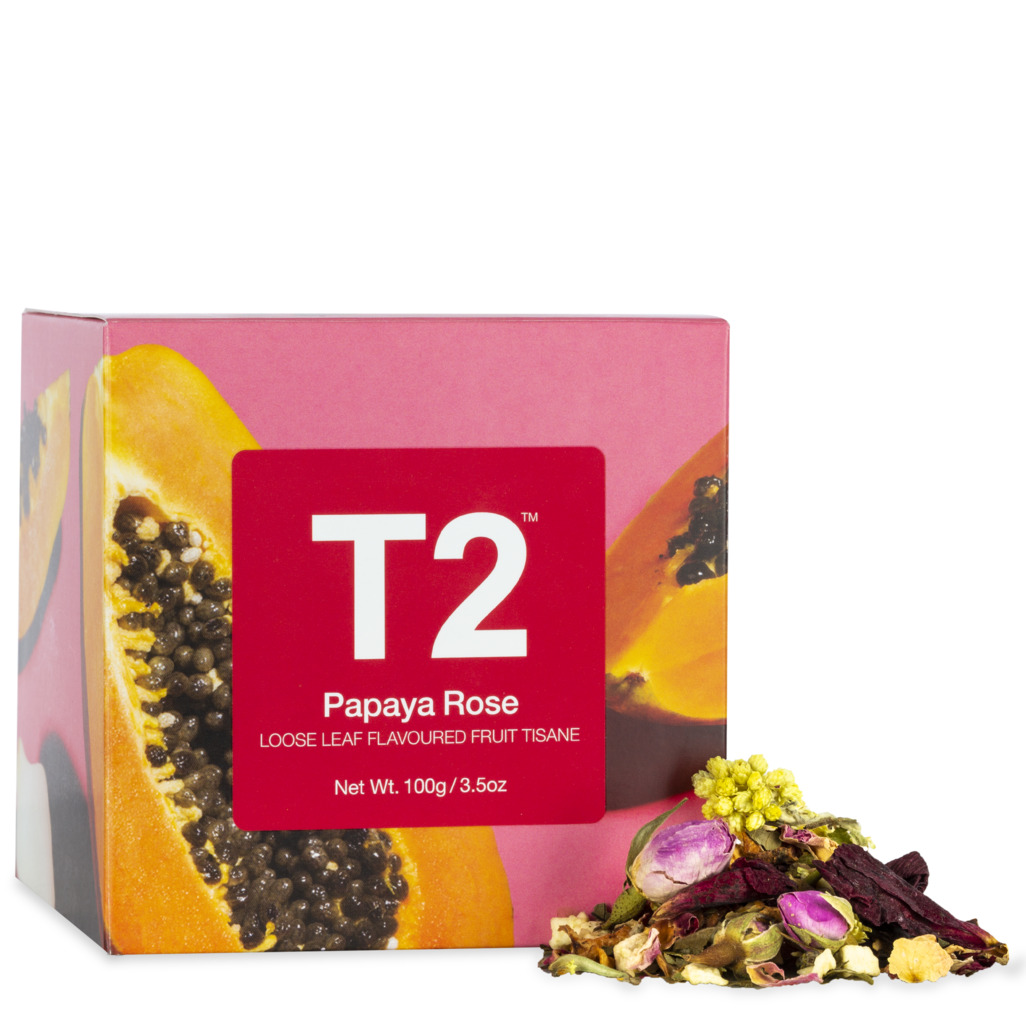 Papaya Rose Loose Leaf Feature Cube image number 0