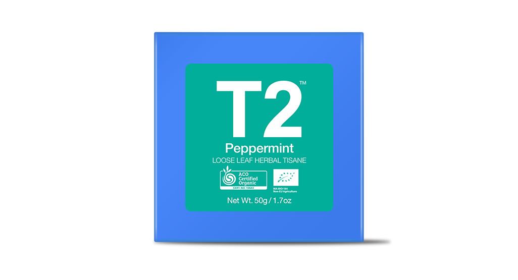 Organic Peppermint Loose Leaf Gift Cube image number 0