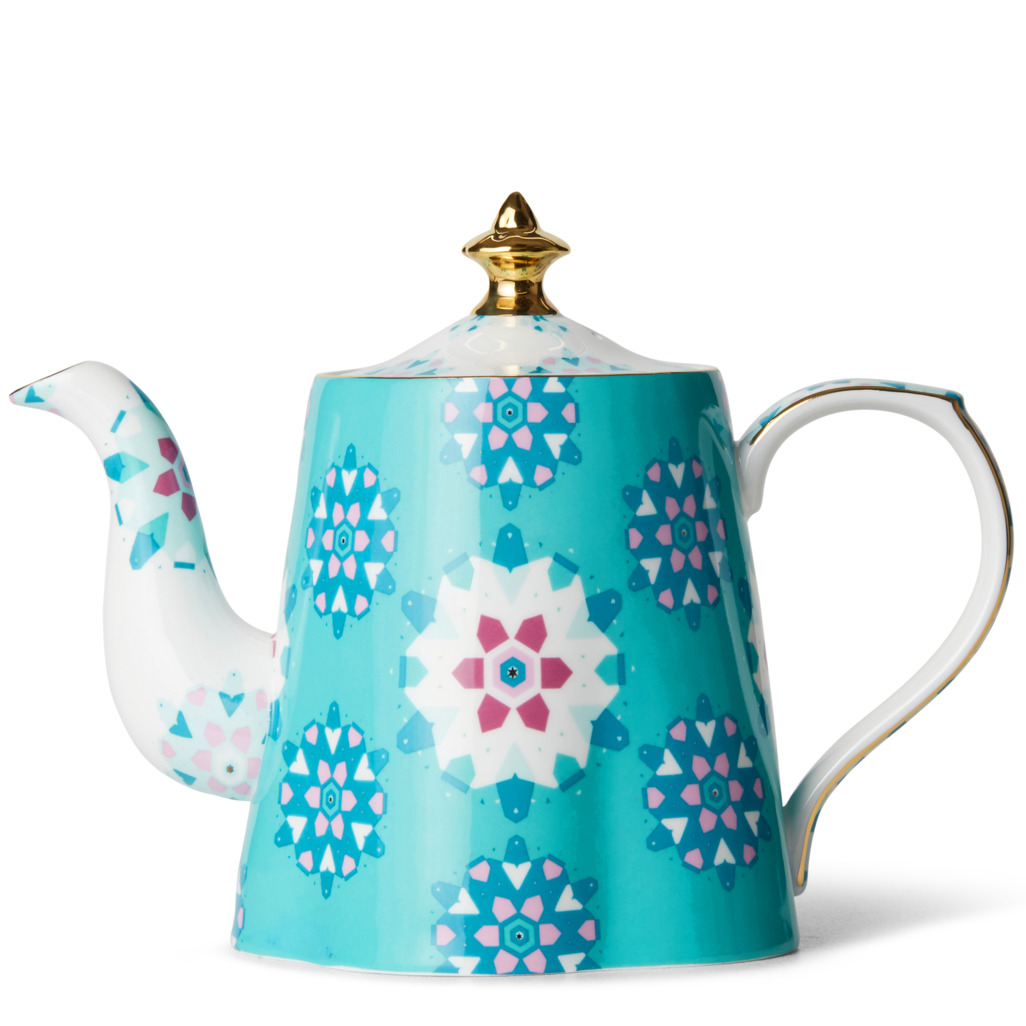 Basket Remix Tall Teapot Aqua Teapots T2 Australia