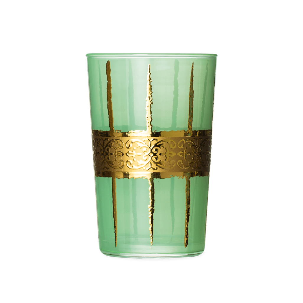 Moroccan Moment Tea Glass Sage image number 0