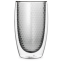 Honeycomb Double Wall Glass Tall Grey image number 1