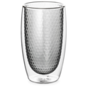 Honeycomb Double Wall Glass Tall Grey image number 0