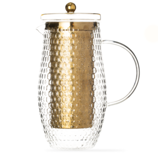 Honeycomb Glass Jug Clear