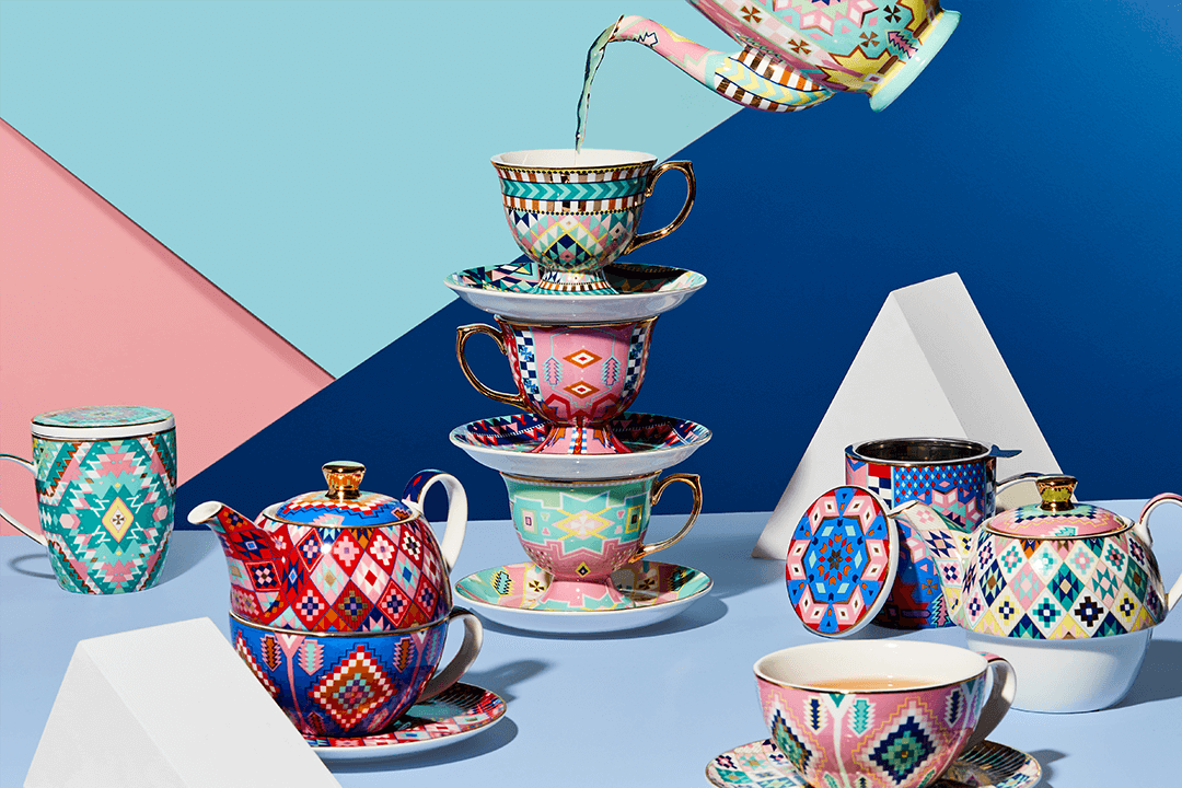 Totally Triangles teaset collection
