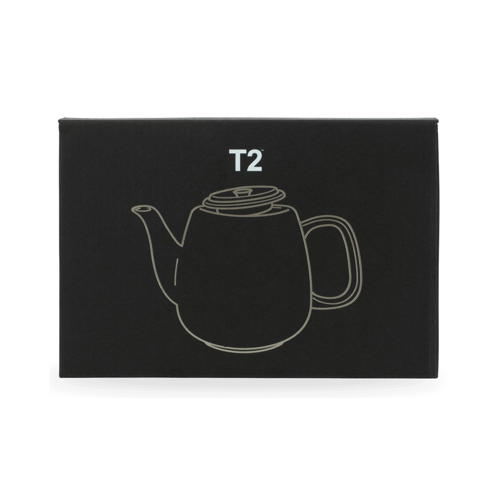 T2 Teaset Hugo Grey Teapot Medium Pack image number 1
