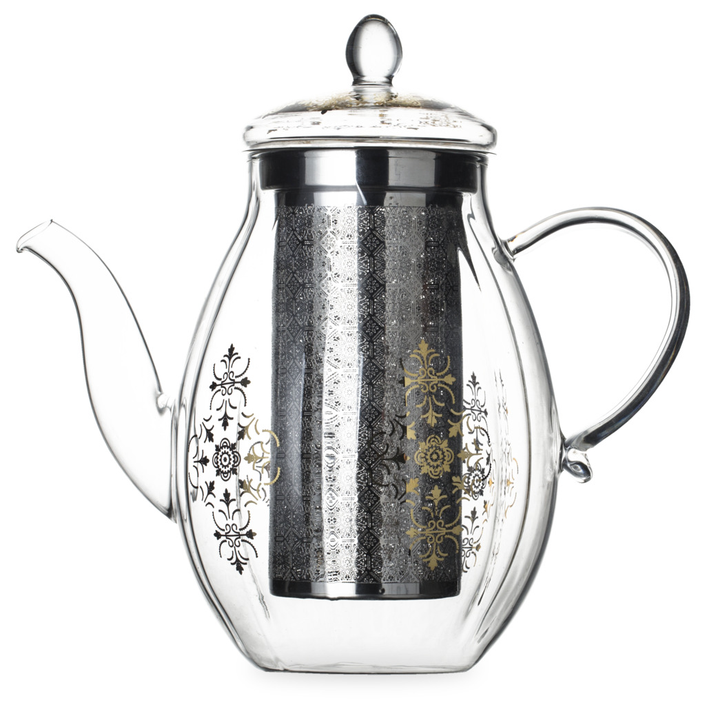 Starry Night Glass Teapot Large image number 0