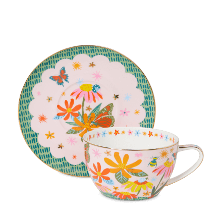 Natural Wonders Cup and saucer sky