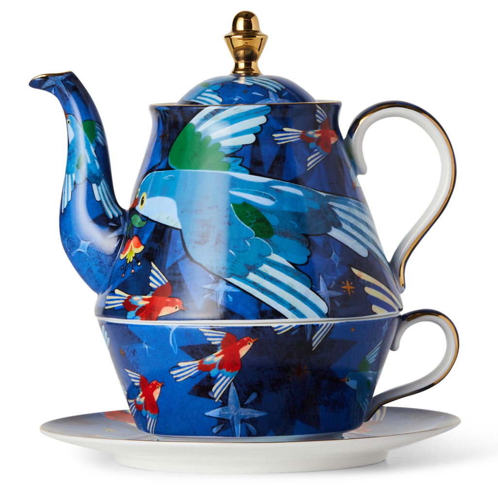 Tweet For Tea Tea For One Blue Tea for One Sets T2