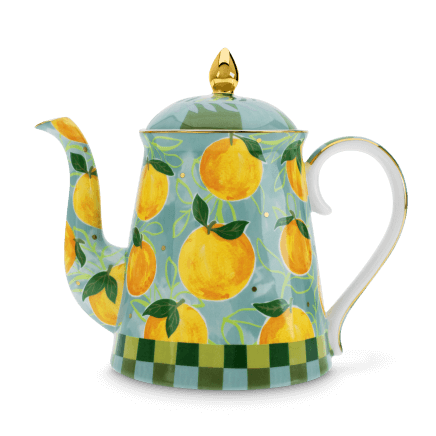 NES Tall Teapot Lemons