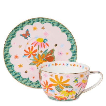 Natural Wonders Generous Cup & Saucer Sky