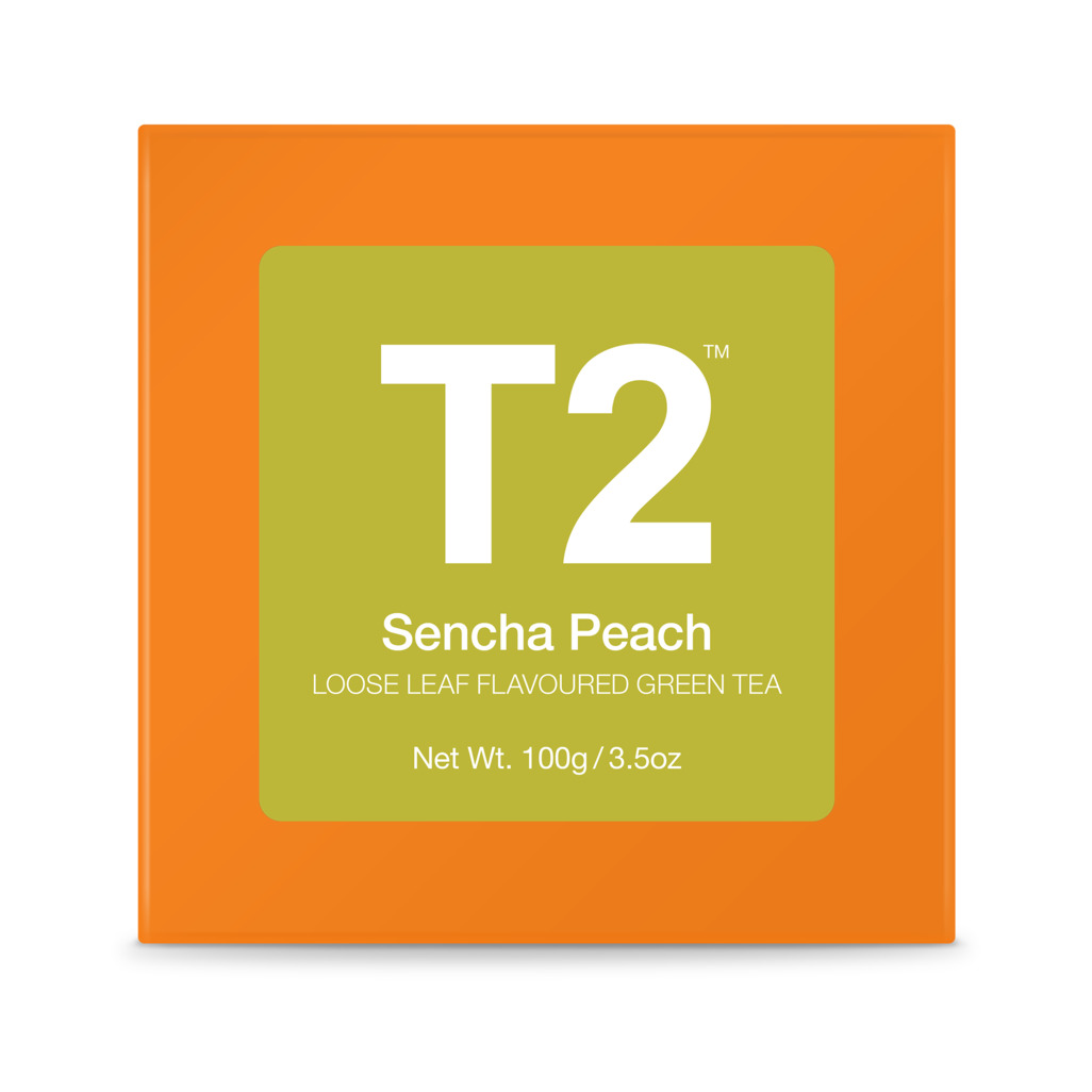 Sencha Peach Loose Leaf Gift Cube image number 0