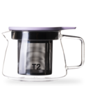 T2 Teaset Glass Small Teapot Soft Pink image number 0