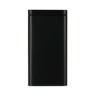 Square Tin Tall Black