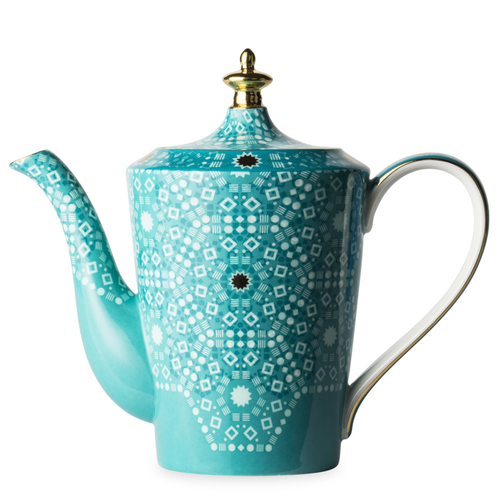Moroccan Tealeidoscope Jewel Aqua Small Teapot image number 0