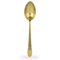 Patterned Teaspoon Gold image number 0