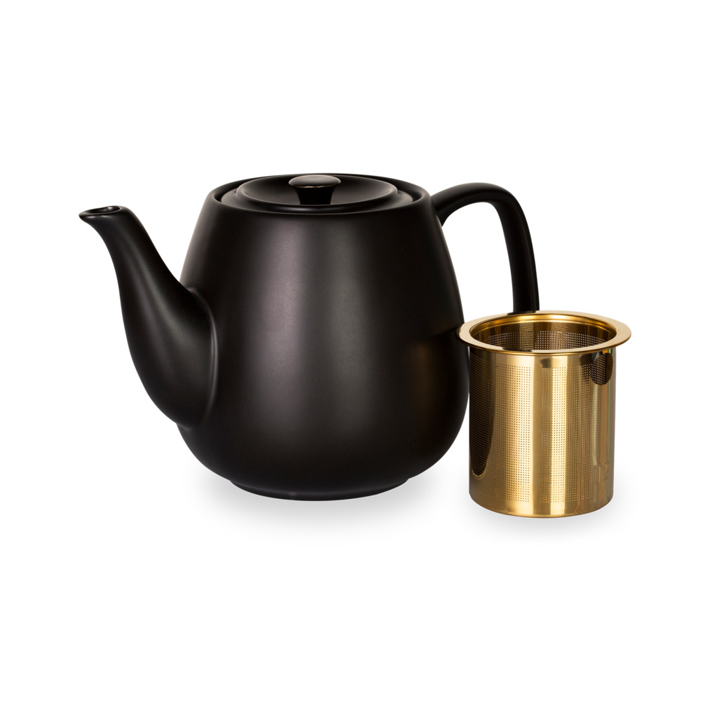 T2 Teaset Hugo Black Teapot Medium Pack image number 1