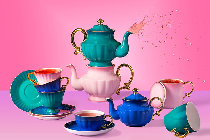 Ombre Opulence Teaset Collection